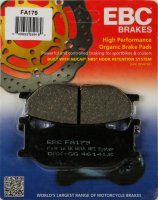 FA179 EBC BRAKES Organic тормозные колодки  C F MOTO CF; MOTOM Transcity; YAMAHA FZ, SR, SRV, XJ, XP, XV, YP