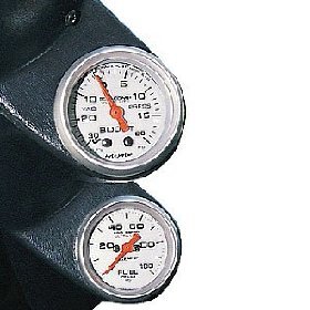 2-1/16" DUAL PILLAR,FORD PROBE,'93-97 AUTO METER #12104 Dual Pillar (Black)