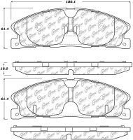 106.16111 Тормозные колодки PosiQuiet Extended Wear FORD, LINCOLN перед