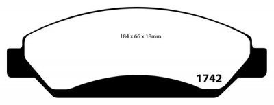 DP71742 EBC Brakes Greenstuff Тормозные колодки CADILLAC Escalade CADILLAC Escalade 2007 and up, CADILLAC Escalade Ext|Esv 2007 and up, CHEVROLET 2005, CHEVROLET 2005 and up, CHEVROLET 11 Rear 2007 and up, CHEVROLET 11 Rear 6 lug 2007 and up, CHEVROLET Avalanche 2007 and up, CHEVROLET Silverado 1500 (2WD) 2005 and up, CHEVROLET Silverado 1500 (2WD) 2007 and up, CHEVROLET Silverado 1500 (4WD) 2006 and up, CHEVROLET Silverado 1500 (4WD) 2007 and up, CHEVROLET Tahoe 2007 and up, GMC Sierra 1500 1|2 ton 2007, GMC Sierra 1500 1|2 ton 2005, GMC Sierra 1500 1|2 ton 2006, GMC Yukon 2007 and up, GMC Yukon XL | Denali 2007 and up, GMC Yukon XL | Denali 2007;