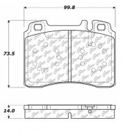 106.05611 Тормозные колодки PosiQuiet Extended Wear MERCEDES-BENZ