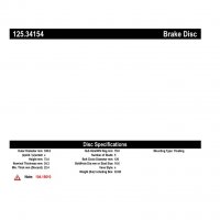 125.34154 Тормозные диски Premium BMW перед