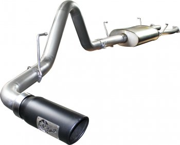 49-46009-B Afe Power Выхлопная система Cat-Back Toyota Tundra 07-09 V8-4.7L (насадка черная) 