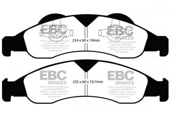 DP1803 EBC Brakes Ultimax2 Тормозные колодки перед  FORD Expedition; LINCOLN Navigator выпуска 2007-2009 года