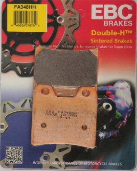 FA348HH EBC BRAKES Double-H™ тормозные колодки  YAMAHA FZ, XJ 2001-2012 года выпуска