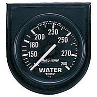 2" датчик температура воды, 100-280`F IN STEEL PANEL, BLACK AUTO METER #2333
