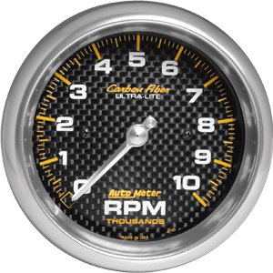 3-3/8" тахометр, 10,000 RPM, IN-DASH, ELEC AUTO METER #4798 Tachometer