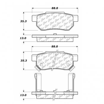 309.03740 StopTech Тормозные колодки Performance Pads ACURA,HONDA 