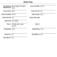 309.07640 StopTech Тормозные колодки Performance Pads ACURA,HONDA