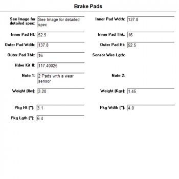 309.07640 StopTech Тормозные колодки Performance Pads ACURA,HONDA 