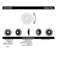 120.51048 Тормозные диски Premium DODGE, KIA перед