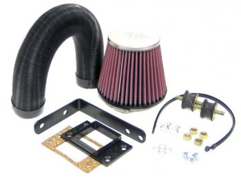 57-0008 K&amp;N 57i Series Kits, Performance Intake Kit for: CITROEN,PEUGEOT CITROEN BX 1.9L - Square MAS Entry, PEUGEOT 405 I 1.9L - 8v, Square AFM Intake