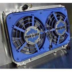 420 Flex-a-Lite Электрический вентилятор низко профильный S-Blade двойной вытяжной 
Designed to offer optimum cooling
Enables the flow of air at 2500 cubic feet per minute
Ensures long lasting durability
Corrosion resistant
Facilitates hassle-free installation and features universal application
