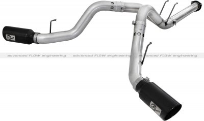 49-03065-B Afe Power Выхлопная система DPF-Back 4.0" Ford Dsl Trk 11-14 6.7L blk-dual 