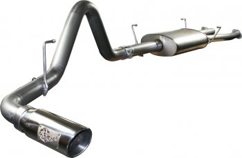 49-46009-P Afe Power Выхлопная система Cat-Back Toyota Tundra 07-09 V8-4.7L (насадка хром) 