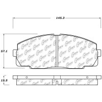 104.13440 Тормозные колодки Posi-Quiet Metallic TOYOTA перед