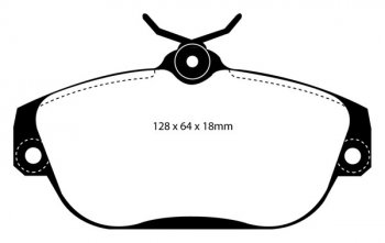 DP31095C EBC Brakes Тормозные колодки VOLVO S90, 940, 740, 760, 780 VOLVO 740 91 thru 93, VOLVO 760 83 thru 90, VOLVO 780 89 and up, VOLVO 780 87 thru 91, VOLVO 940 91 thru 95, VOLVO 960 91 thru 97, VOLVO S90|V90 97 thru 99