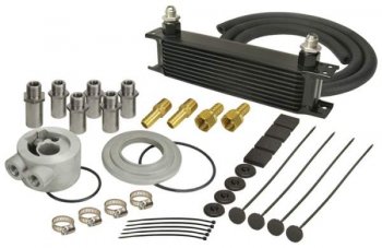 15605 DERALE Комплект переноса фильтра масла высокого давления масла тип A Sandwich Adapter Kit Можно уменьшить температуру мас в двигателя на 50 ° F