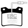DP816  EBC Brakes Ultimax2 Тормозные колодки зад. PEUGEOT 605