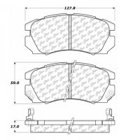 106.05630 Тормозные колодки PosiQuiet Extended Wear SUBARU LEGACY