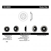 120.58005 Тормозные диски Premium DODGE, JEEP зад
