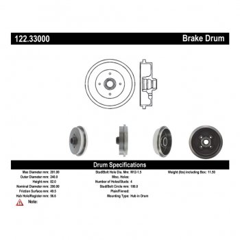 122.33000 Тормозные диски Premium VOLKSWAGEN зад 
