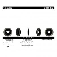 125.62135 Тормозные диски Premium CADILLAC зад