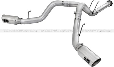 49-03065-P Afe Power Выхлопная система DPF-Back 4.0" Ford Dsl Trk 11-14 6.7L pol-dual 