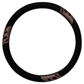 чехол на руль - Comfort Mesh with Grey Flames 