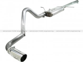 49-43043-P Afe Power Выхлопная система Cat-Back Ford F-150 97-03 V8-4.6/5.4L (насадка хром) 
