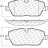 104.13081 Тормозные колодки Posi-Quiet Metallic BMW перед