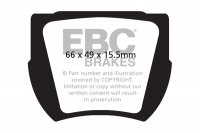 DP208 EBC Brakes Ultimax2 Тормозные колодки перед  LOTUS Elite