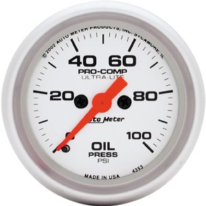 2" Давление масла, 0-100 PSI, FSE AUTO METER #4353 Oil Pressure