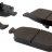 105.16450 Тормозные колодки Posi-Quiet Ceramic FORD, LINCOLN перед
