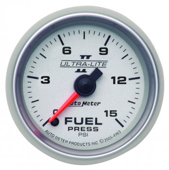 4961 AUTO METER 2-1/16" датчик давления топлива, 0-15 PSI A48_4961 UL II 2-1/16" FUEL PRESS