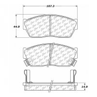 105.02760 Тормозные колодки Posi-Quiet Ceramic