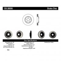 120.58006 Тормозные диски Premium DODGE, JEEP перед