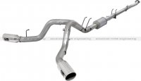 49-03066-P Afe Power Выхлопная система от Down-Pipe (DP-Back) 4.0" DP-Back Ford Dsl Trk 11-14 V8-6.7L насадки хром