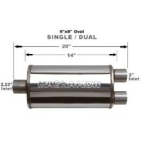 14220 Magnaflow Глушитель прямоточный 14" Body