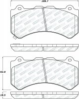 305.13820 StopTech Тормозные колодки Performance Nissan