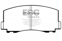 DP460 EBC Brakes Ultimax2 Тормозные колодки перед  MITSUBISHI Cordia, Tredia