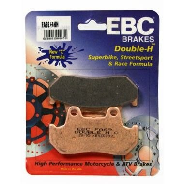 FA069/3HH EBC BRAKES Double-H™ тормозные колодки  HONDA CB, CBR, CBX, GL, NS, NSR, VF, VFR, VT 1980-2000 года выпуска