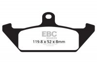 FA120 EBC BRAKES Organic тормозные колодки  CAGIVA 650