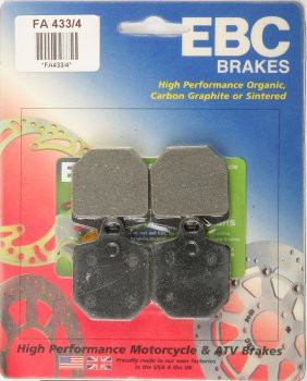 FA433/4 EBC BRAKES Organic тормозные колодки  HONDA-HM CRM; HUSABERG FS570; KTM SMR 2007-2012 года выпуска