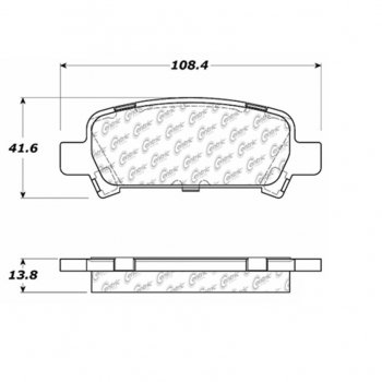 309.07700 StopTech Тормозные колодки Performance Pads SUBARU 