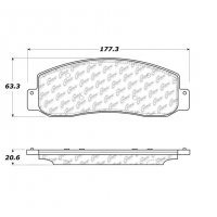 309.10690 StopTech Тормозные колодки Performance Pads