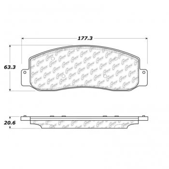 309.10690 StopTech Тормозные колодки Performance Pads 