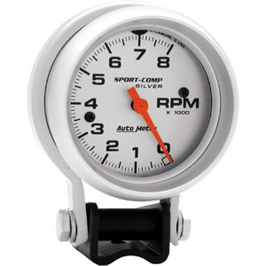 2-5/8" тахометр, 8,000 RPM, SPORT-COMP AUTO METER #3707 TachometerMini-Tachometer/Sport-Comp