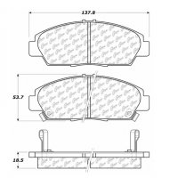 105.05680 Тормозные колодки Posi-Quiet Ceramic HONDA