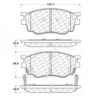 105.07550 Тормозные колодки Posi-Quiet Ceramic